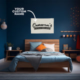 Custom Little Man Cave Canvas Banner