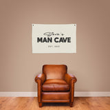 Custom Man Cave Canvas Banner
