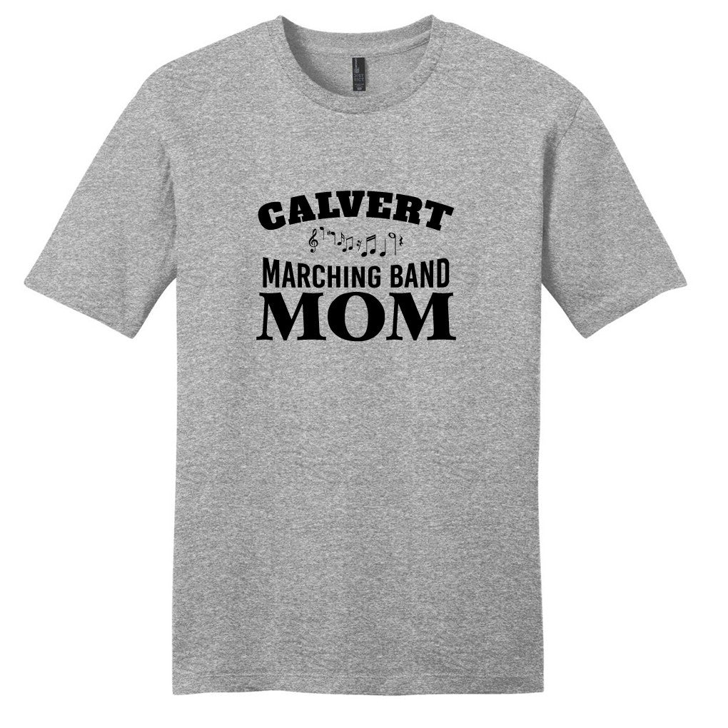 Light Heathered Gray Custom Marching Band Mom T-Shirt
