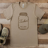 Custom Mason Jar Basic Unisex T-Shirt