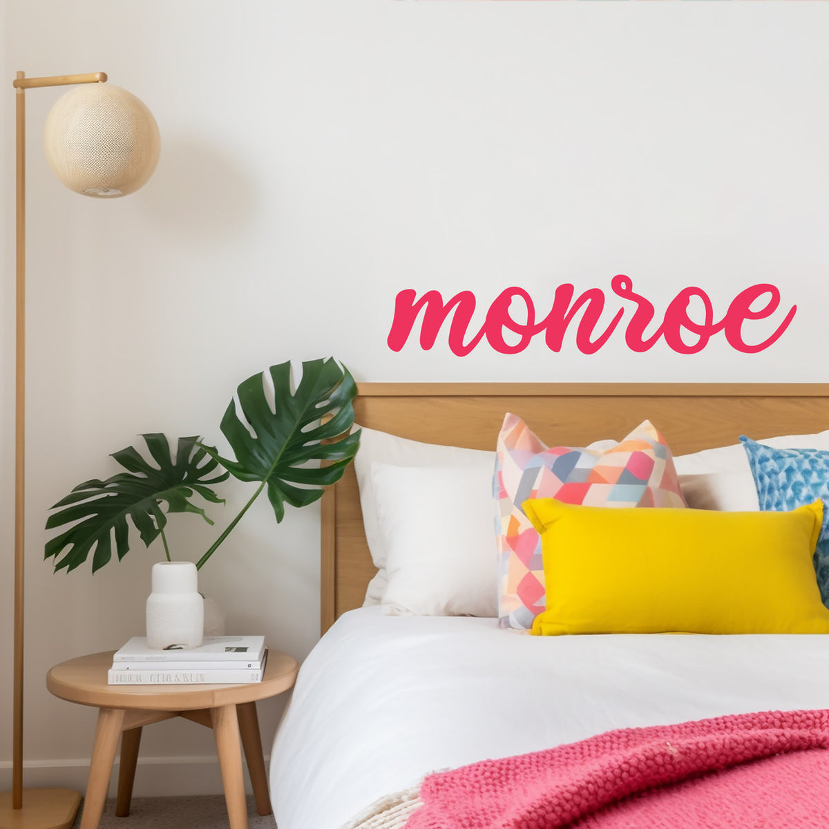 Custom Script Name Wall Decal