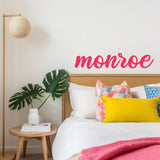 Custom Script Name Wall Decal