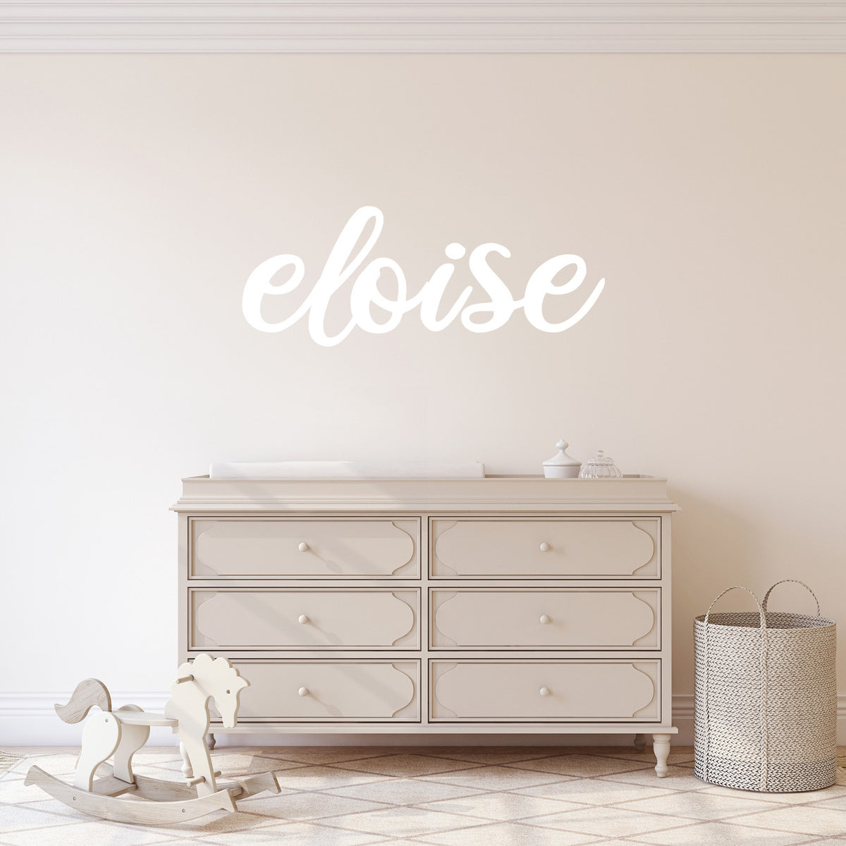 Custom Script Name Wall Decal