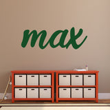 Custom Script Name Wall Decal
