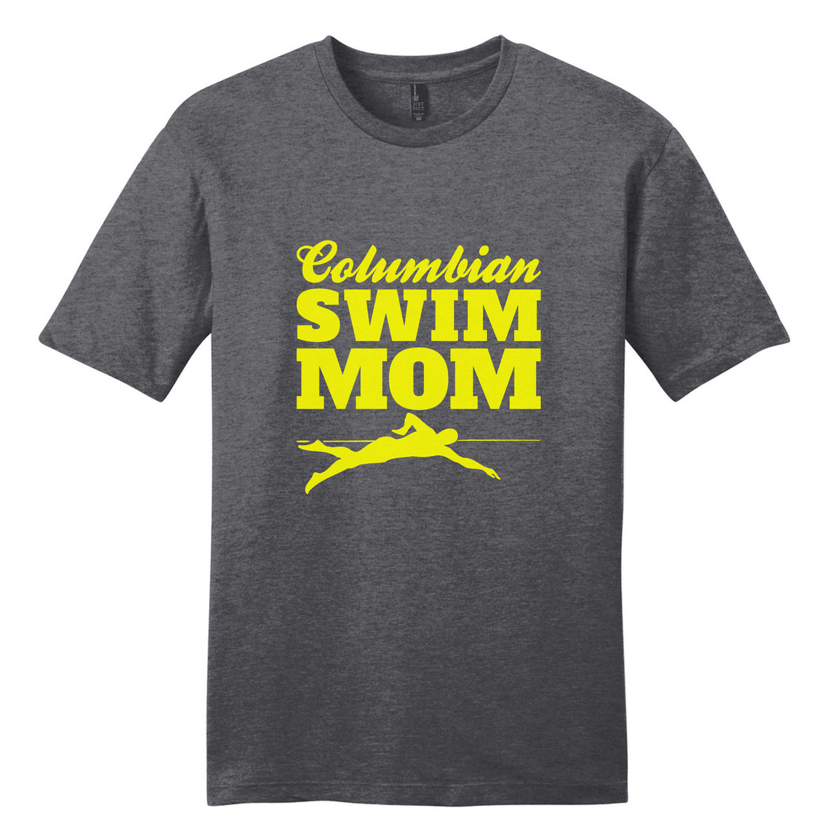 Custom Team Swim Mom Basic Unisex T-Shirt