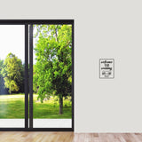 Custom Welcome To Our Wedding Wall Decal 9" wide x 12" tall Sample Image