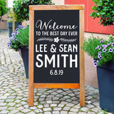 Custom Welcome To The Best Day Ever Wall Decal Sample Image