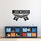 Custom Winner Name Wall Decal 48" wide x 30" tall Sample Image