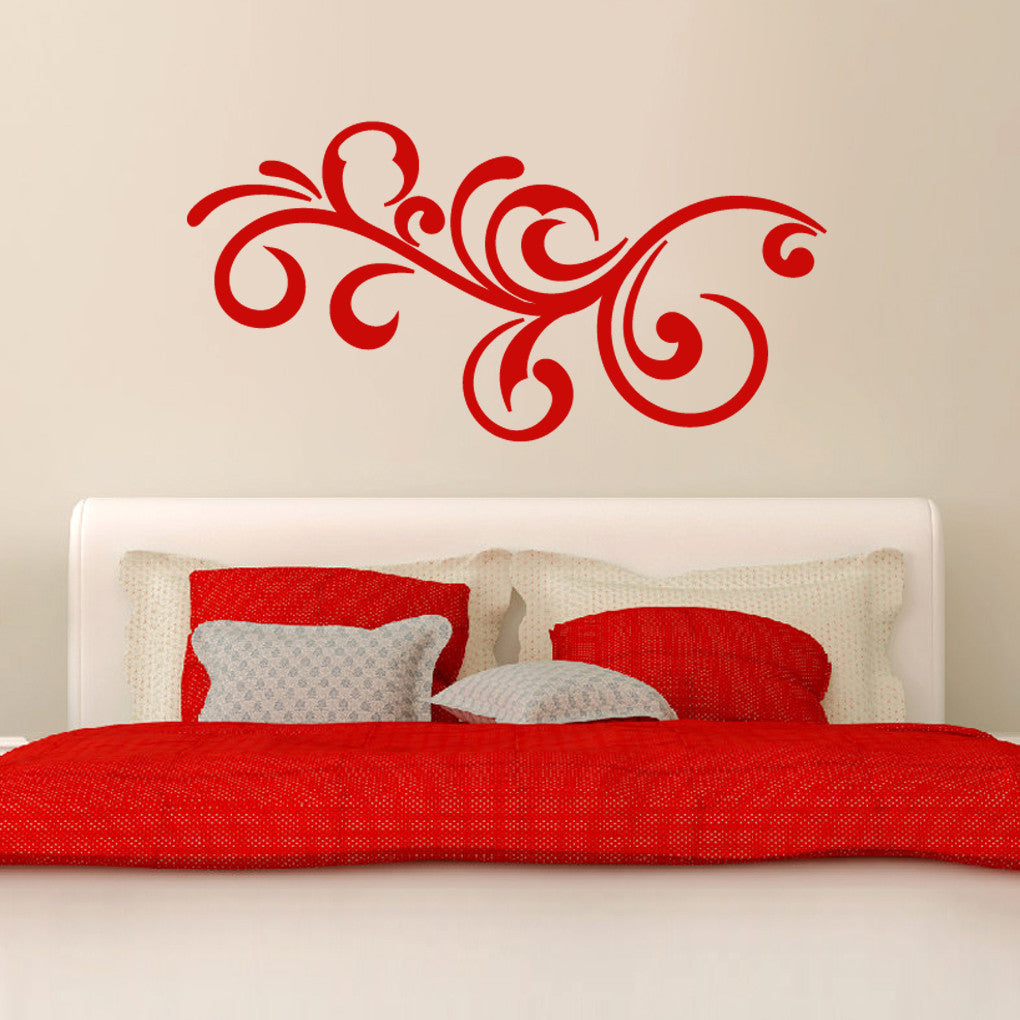 Decorative Scroll Flourish - Wall Decals and Wall Stickers