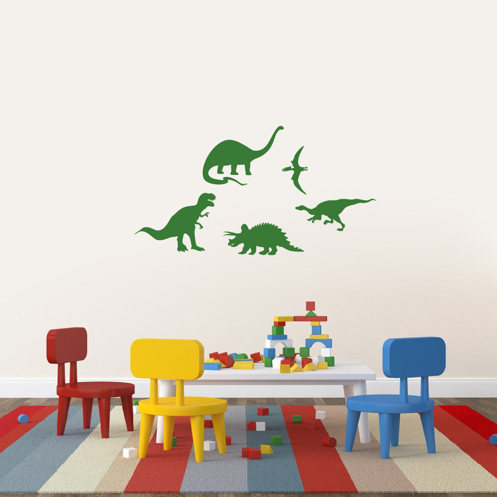 Dinosaurs Wall Decals Small Sample Image