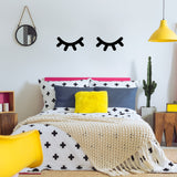 Eyelashes Wall Decals 48" wide x 10" tall Sample Image