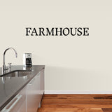 Farmhouse Wall Decal 48" wide x 6" tall Sample Image