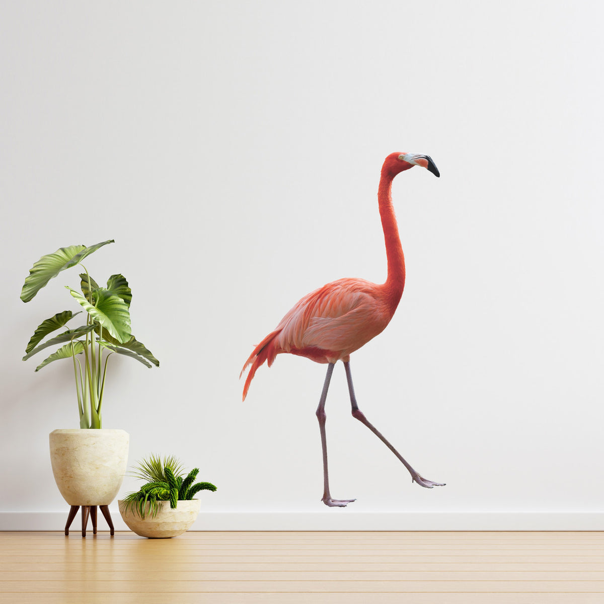 Flamingo Printed Peel and Stick Wall Decal