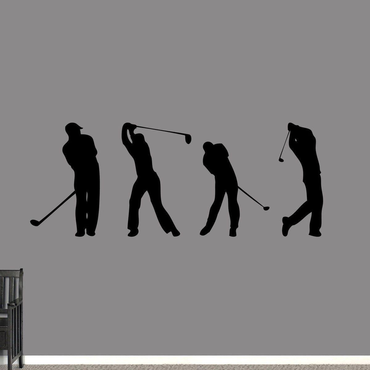 Golf Guys Set Wall Decals Large Sample Image