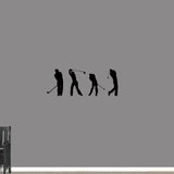 Golf Guys Set Wall Decals Small Sample Image