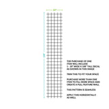 Grid Pattern Wall Decal