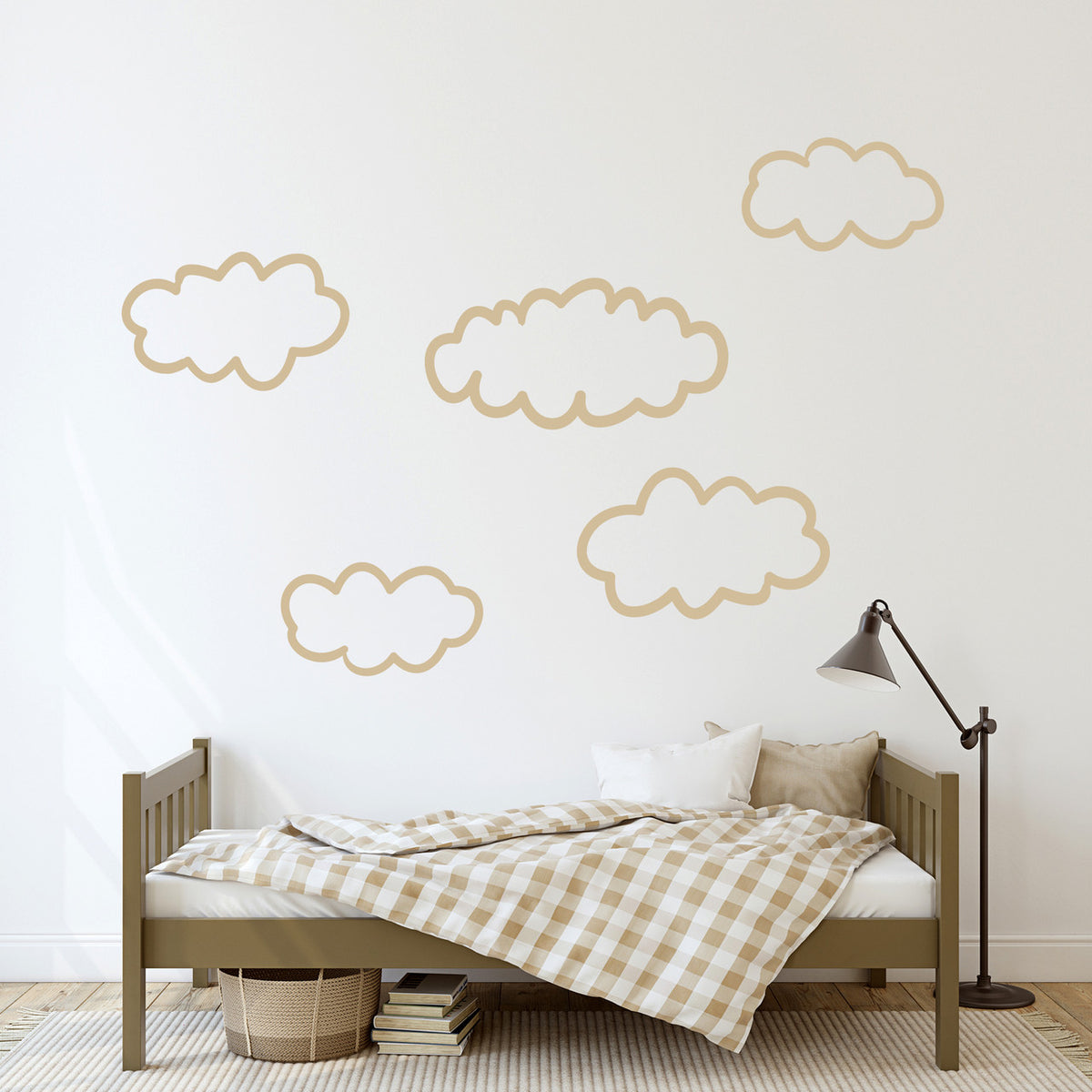 Hand Drawn Clouds Set Wall Decals