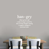 Hangry Wall Decals 24" wide x 18" tall Sample Image