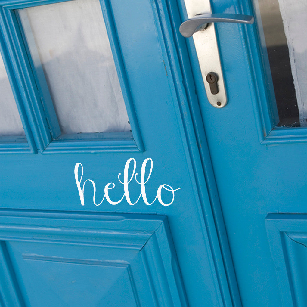 Hello Wall Decal