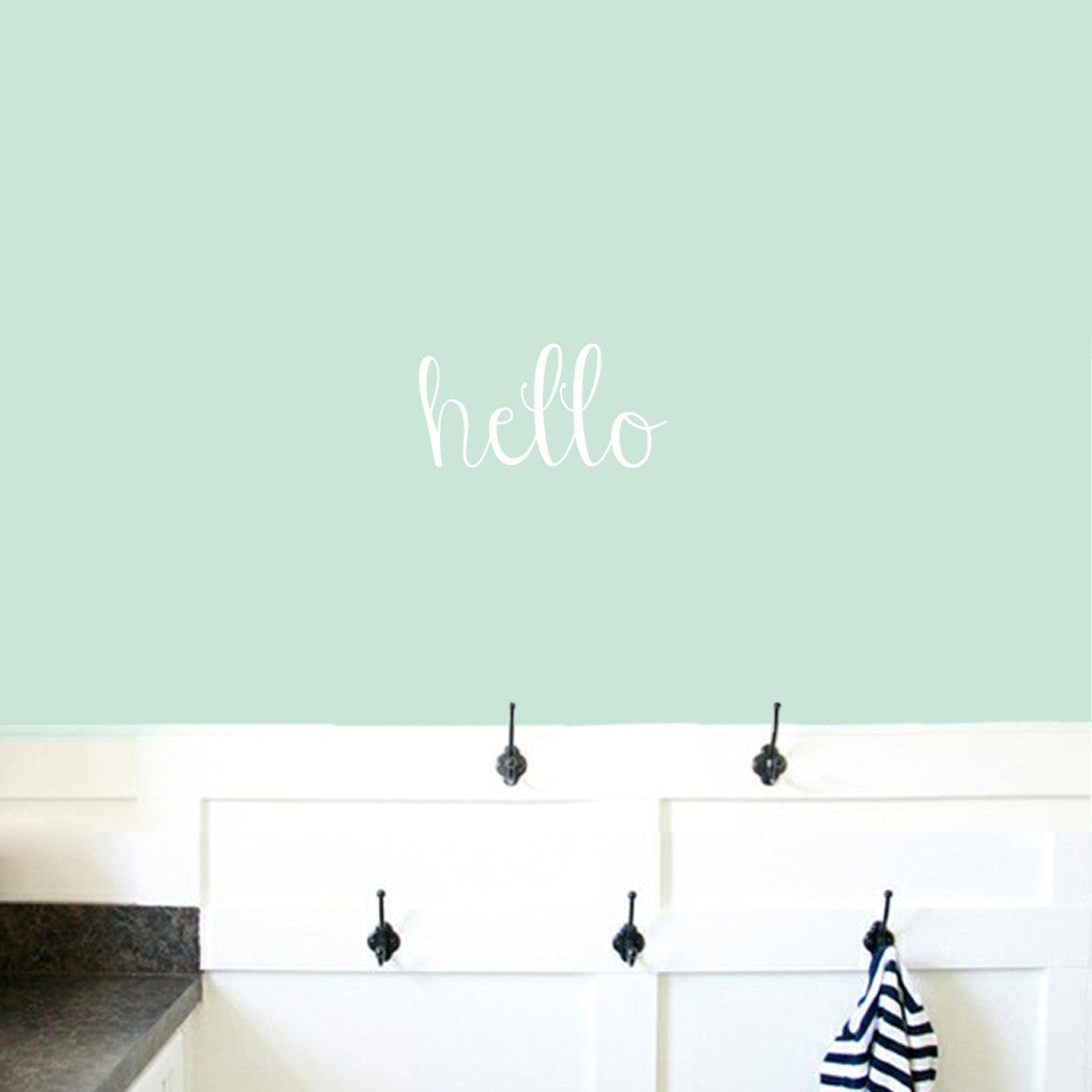 Hello Wall Decal