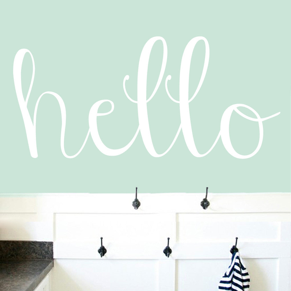 Hello Wall Decal
