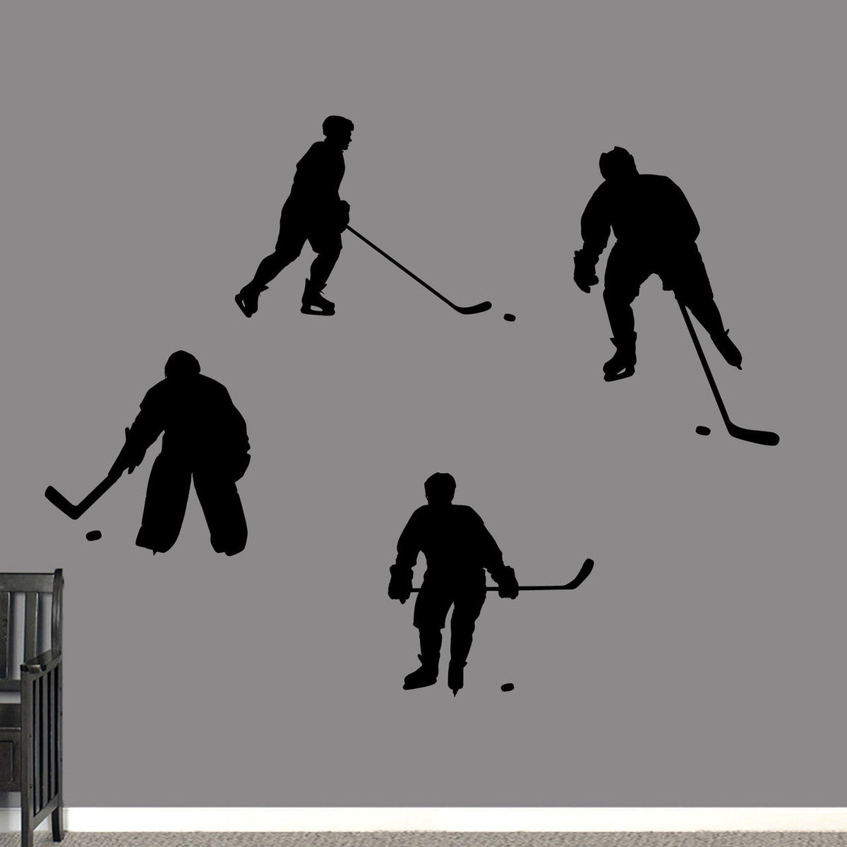 Hockey Wall Decals Large Sample Image