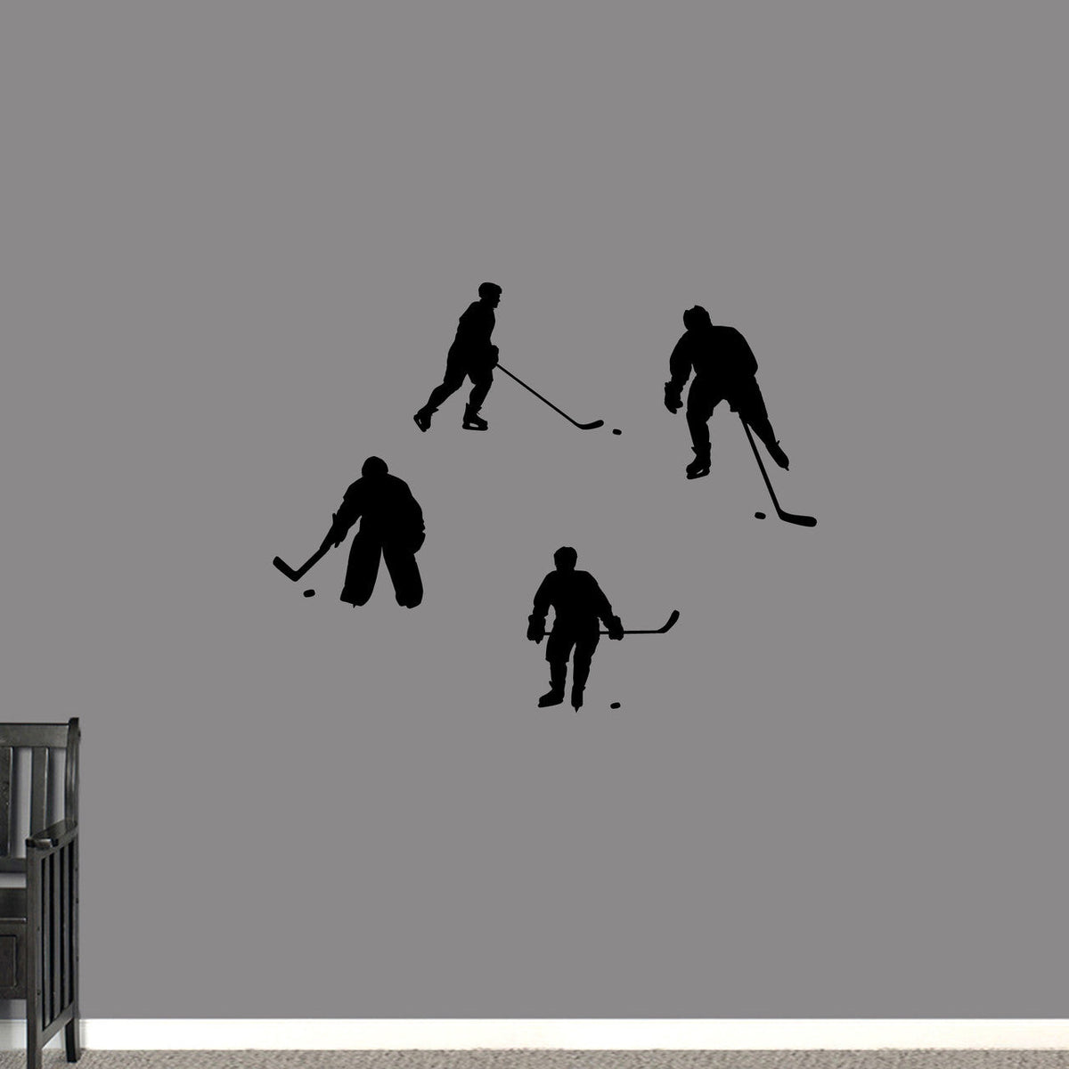 Hockey Wall Decals Small Sample Image