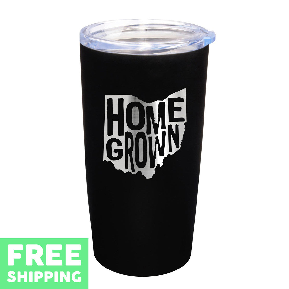 Homegrown Ohio Engraved 20 oz. Stainless Tumbler