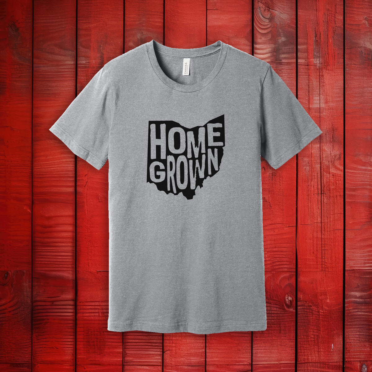 Homegrown Ohio Athletic Heather Adult Unisex T-Shirt