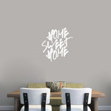 Home Sweet Home Wall Decal 22" wide x 24" tall Sample Image