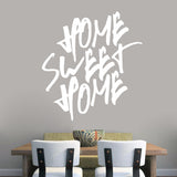 Home Sweet Home Wall Decal 44" wide x 48" tall Sample Image