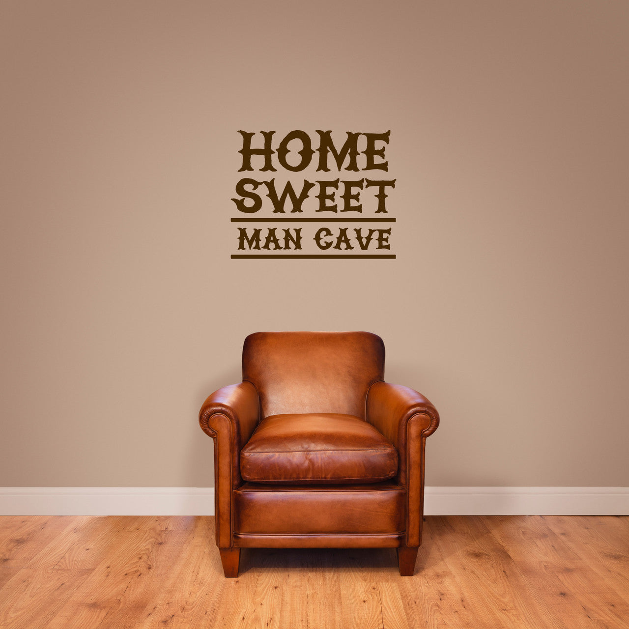 Home Sweet Man Cave Wall Decal