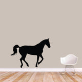Horse Silhouette Wall Decals 48" wide x 36" tall Sample Image