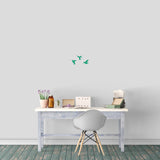 Hummingbirds Wall Decals 12" wide x 6" tall Sample Image
