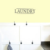 Laundry Wall Decals 18" wide x 4.5" tall Sample Size