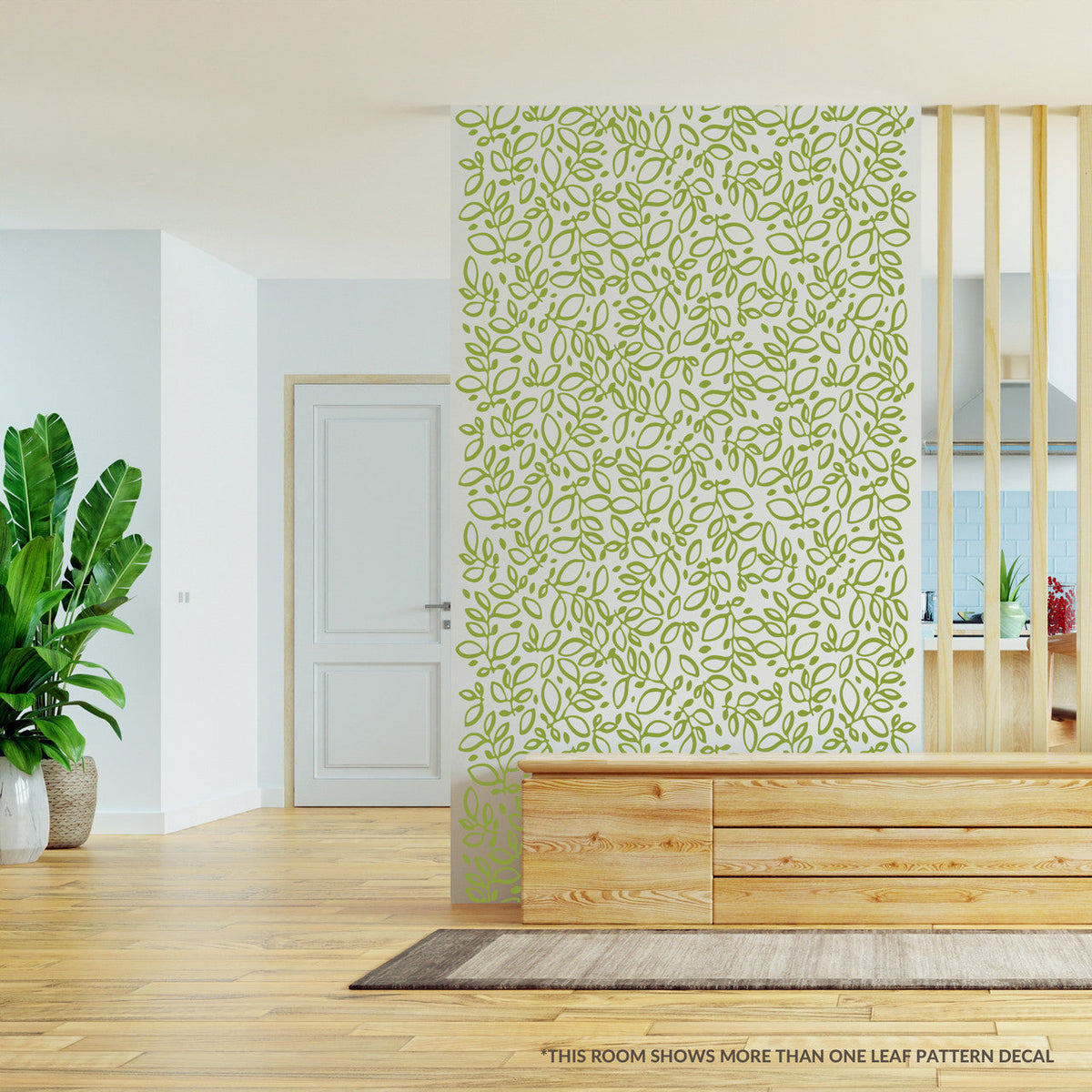 Leaf Pattern Wall Decal