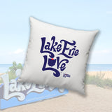 Lake Erie Love - Shores and Islands Ohio - Pillow
