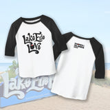 Lake Erie Love - Shores and Islands Ohio - Toddler Unisex 3/4 Length Sleeve Raglan T-Shirt