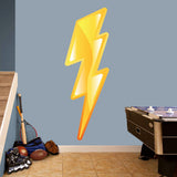 Lightning Bolt Printed Wall Decal 20" wide x 60" tall Sample Image