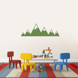 Mountains Wall Decal 36" wide x 12" tall Sample Image