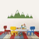 Mountains Wall Decal 48" wide x 16" tall Sample Image