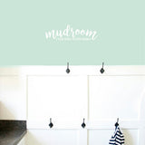 Mudroom The Dirt Stops Here Wall Decals 24" wide x 7" tall Sample Image