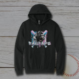 NWO Rampage Adult Unisex Gildan® Softstyle® Midweight Pullover Hooded Sweatshirt - Black