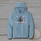 NWO Rampage Adult Unisex Gildan® Softstyle® Midweight Pullover Hooded Sweatshirt - Stone Blue