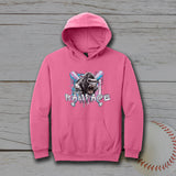 NWO Rampage Youth Unisex Gildan® Softstyle® Midweight Pullover Hooded Sweatshirt - Pink Lemonade