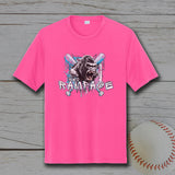 NWO Rampage Adult Unisex Sport-Tek® PosiCharge® Competitor™ Tee - Neon Pink
