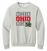 Ohio Ohio Ohio - Oatmeal Heather Unisex Crew