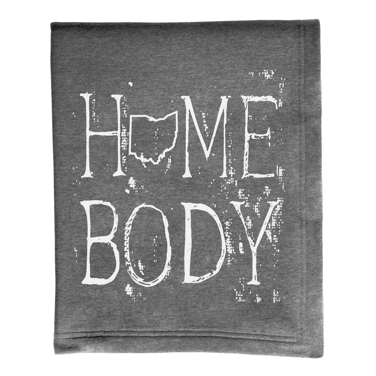 Ohio Homebody Fleece Sweatshirt Blanket