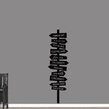 Ohio Hot Spots Sign Wall Decal 17" wide x 60" tall Sample Image