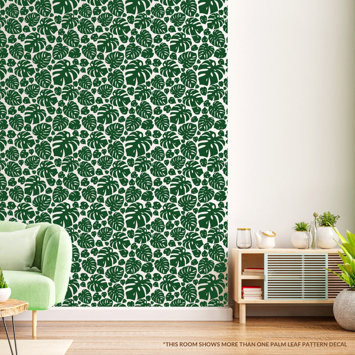 Palm Leaf Pattern Wall Decal